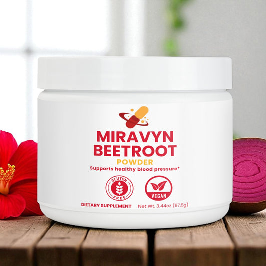 Miravyn Beetroot Powder – Supports Healthy Blood Flow & Post-Workout Recovery