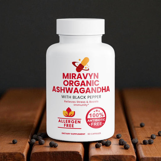 Miravyn Organic Ashwagandha - Stress Relief & Immunity